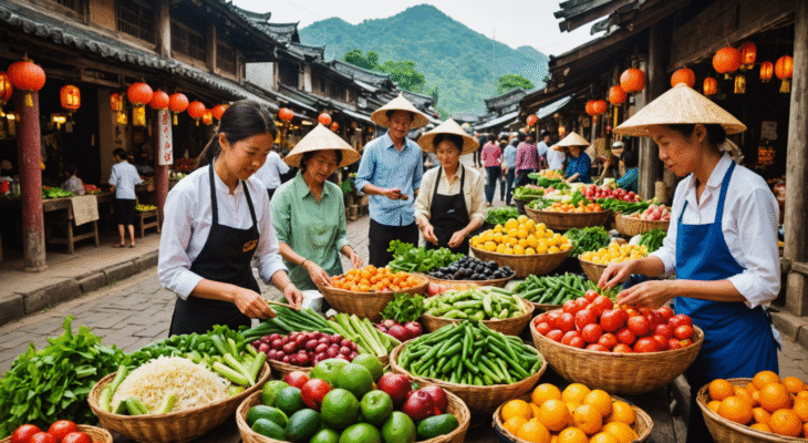 Bien manger et rester en forme en voyage en Asie