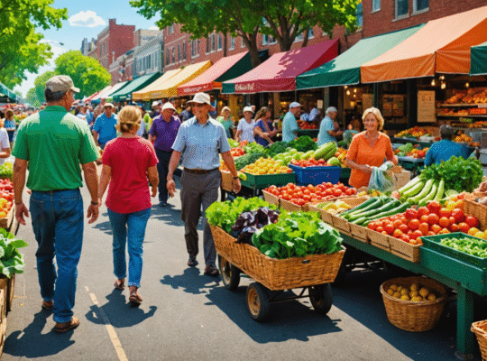 Bien manger – bien bouger : itinéraires verts et marchés frais