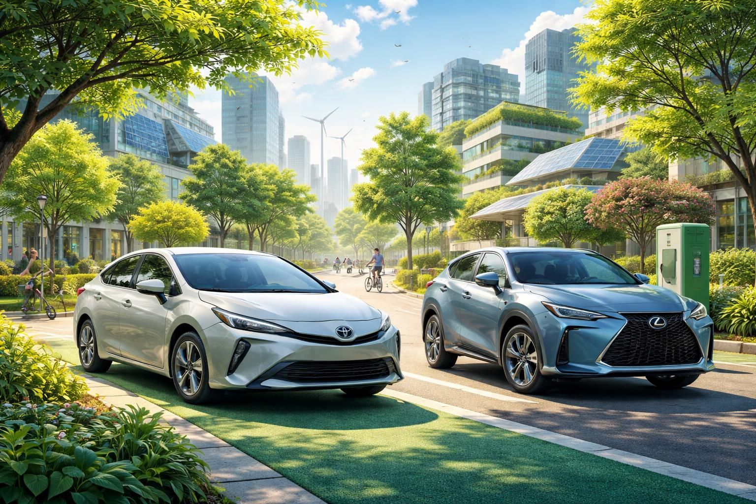 découvrez comment les voitures hybrides toyota prius et lexus ux contribuent à un mode de vie sain en réduisant les émissions et en préservant l'environnement.