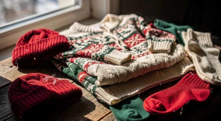 Pulls de noël, bonnets et chaussettes : les détails mode qui créent la magie des fêtes