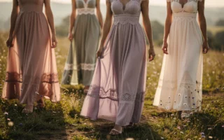 Entre dentelle délicate et coupe empire : les robes champêtres qui subliment chaque silhouette