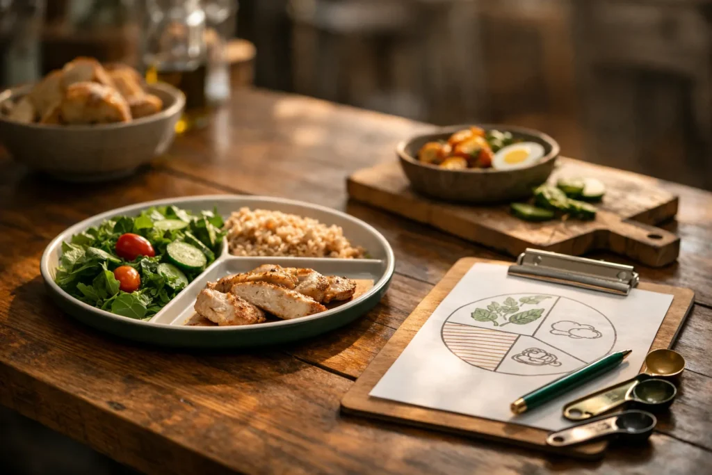 Composer un repas : les proportions décident avant les calories